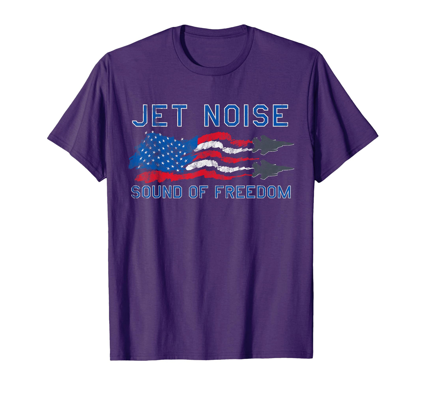 Sound of Freedom Jet Noise American US Flag T-Shirt