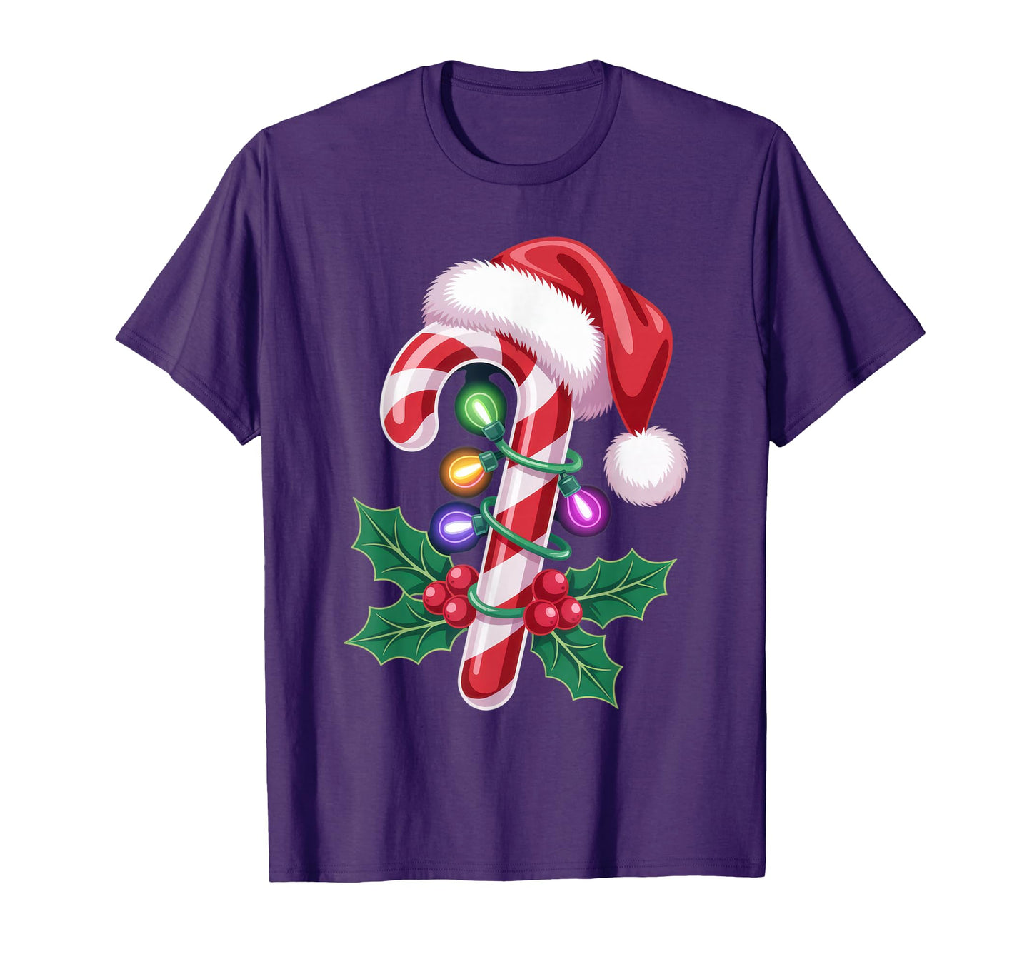 Candy Cane Christmas Cheer for Holiday Lovers T-Shirt
