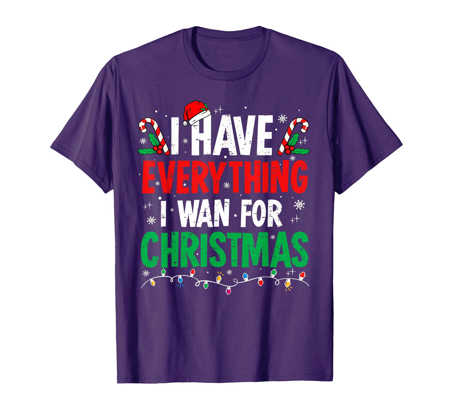 I Have Everything I Want for Christmas Its Me I'm Everything T-Shirt
