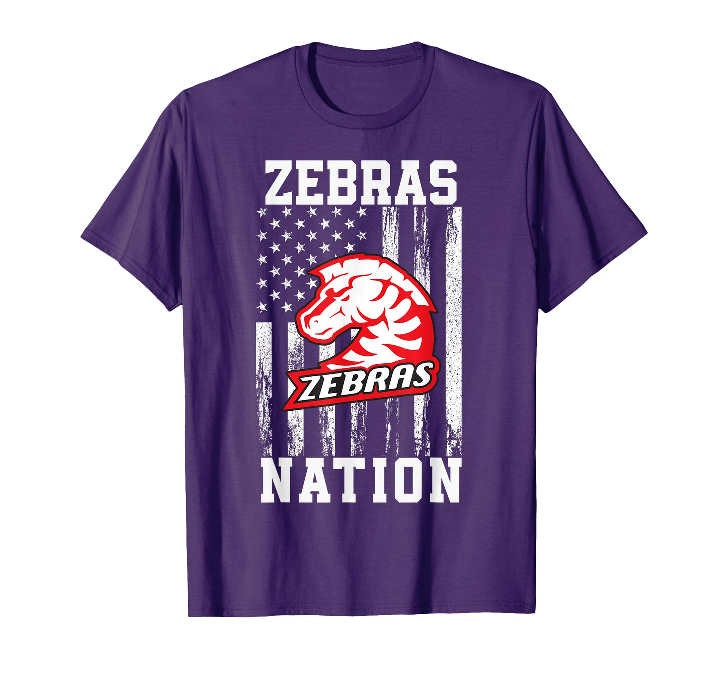 Claremore Zebras Logo Nation HS T-Shirt