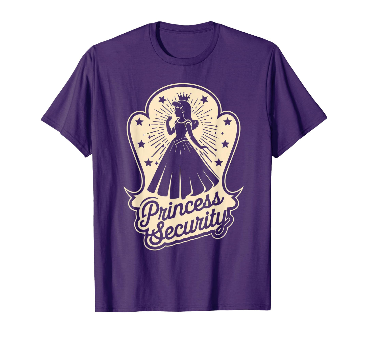 Princess Security Costume Cute Princess Girls Birthday T-Shirt