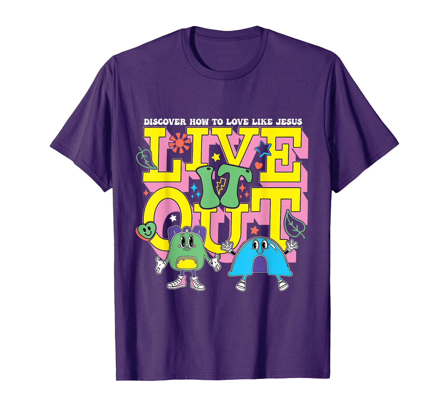 Live it Out How To Love Like Jesus VBS Summer Camp 2025 T-Shirt