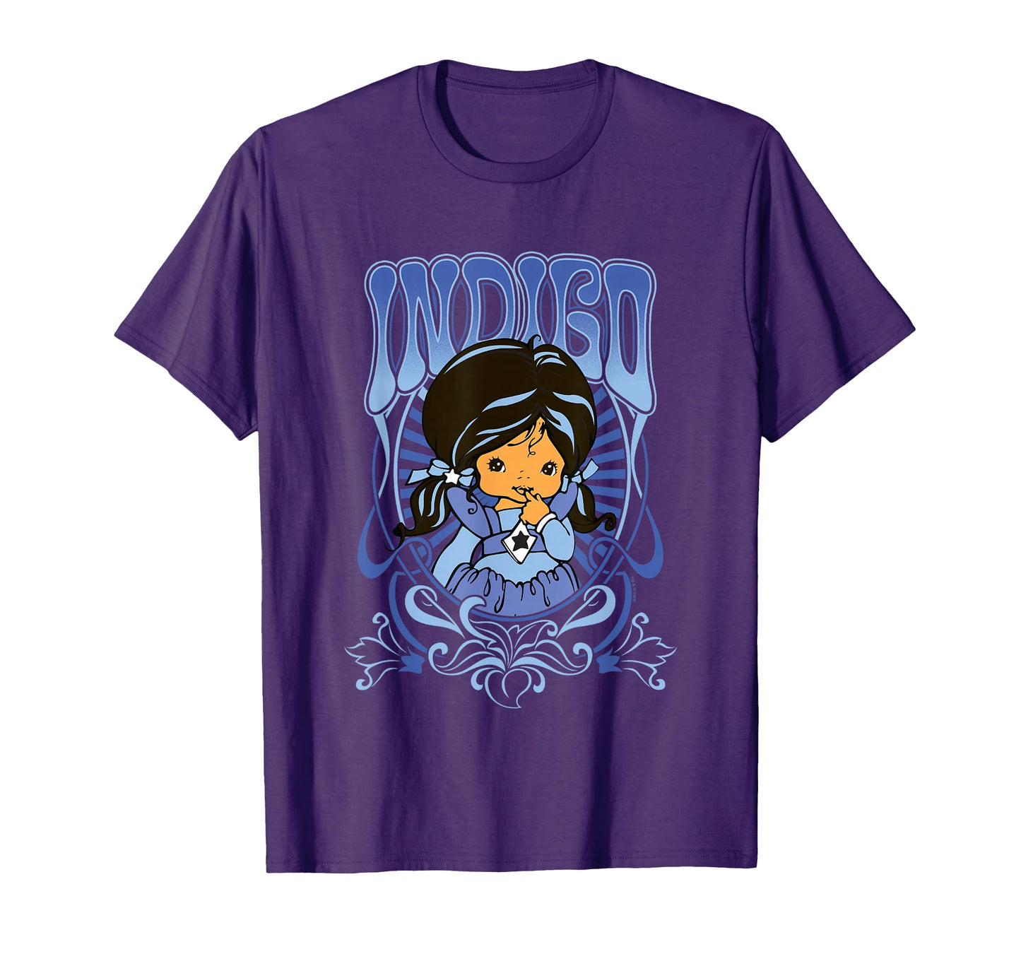 Rainbow Brite Indigo Nouveau Portrait Vintage T-Shirt
