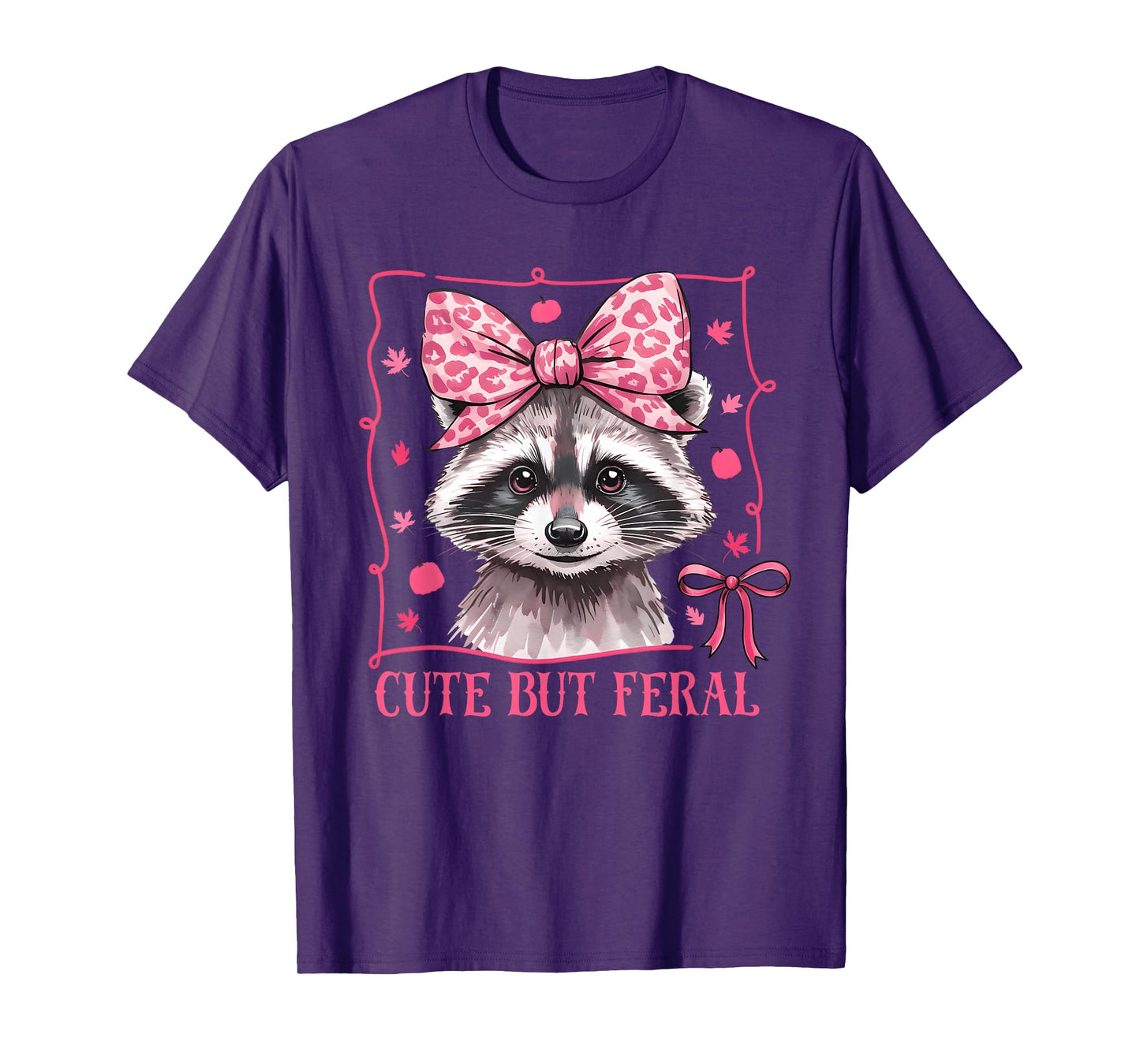 Raccoon Cute But Feral Toddler Funny Animal Gifts Vintage T-Shirt