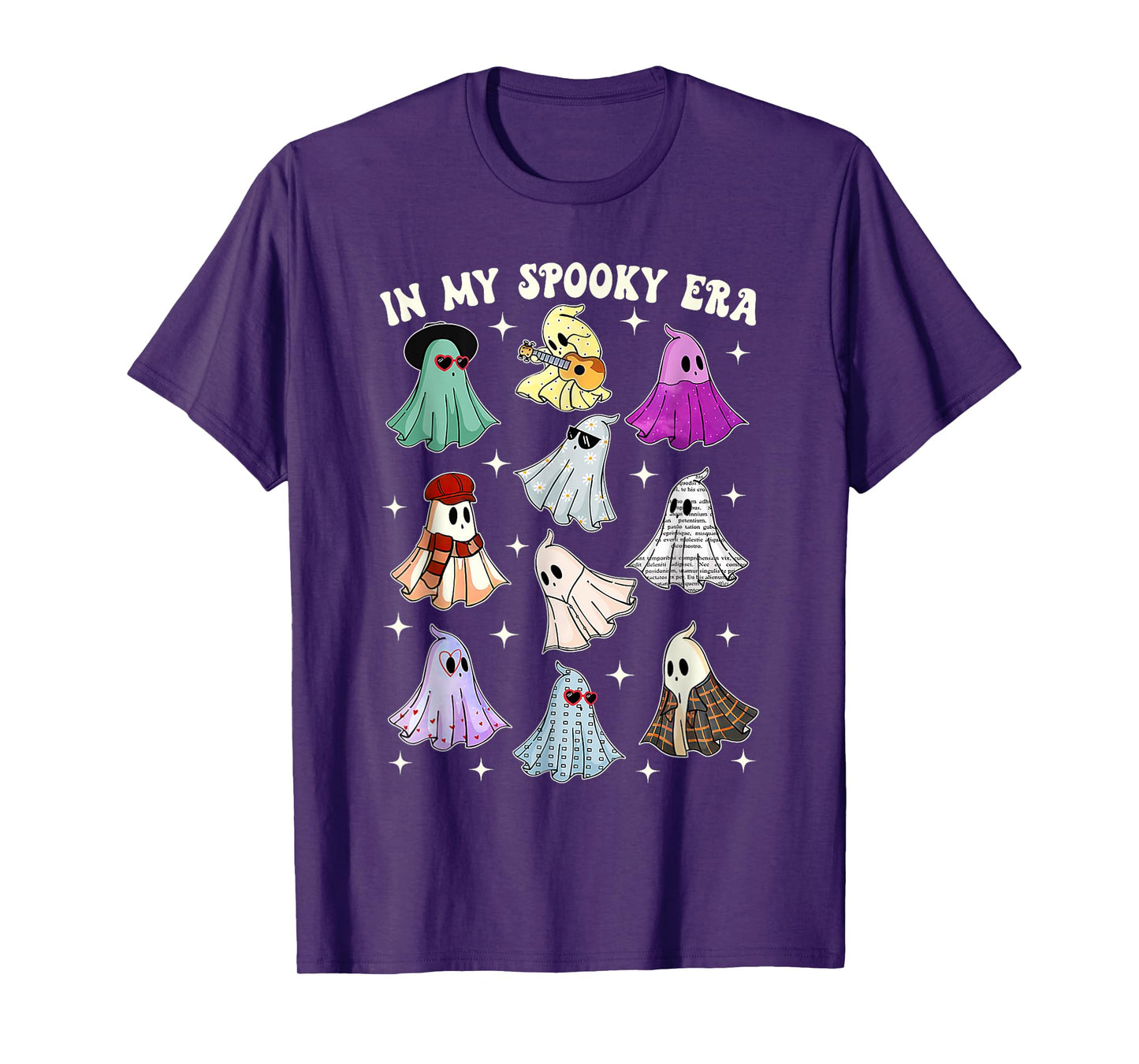 In My Spooky Era Groovy Ghost Halloween Funny T-Shirt