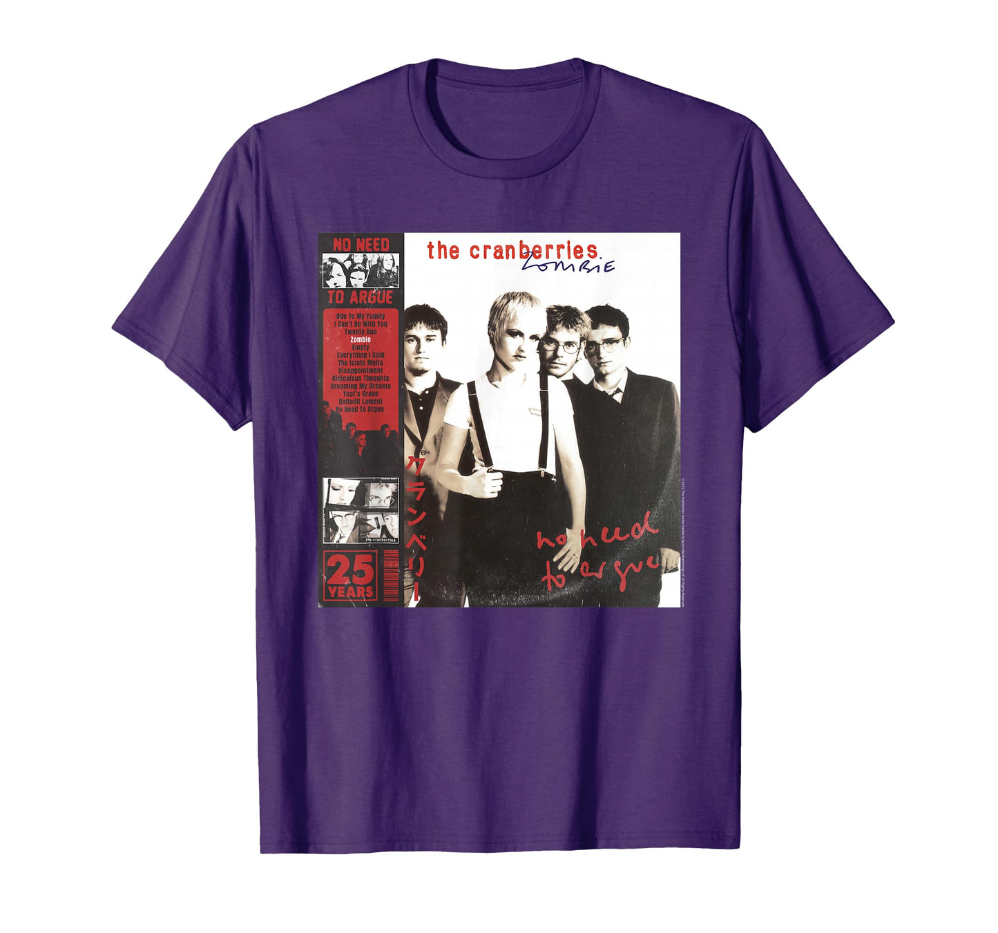 The Cranberries No Need to Argue Album Vintage Band T-Shirt