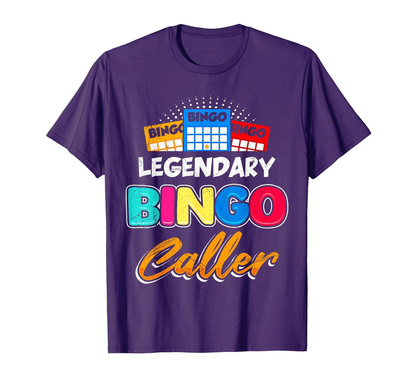 Bingo LEGENDARY BINGO CALLER Funny Bingo Fanatics T-Shirt