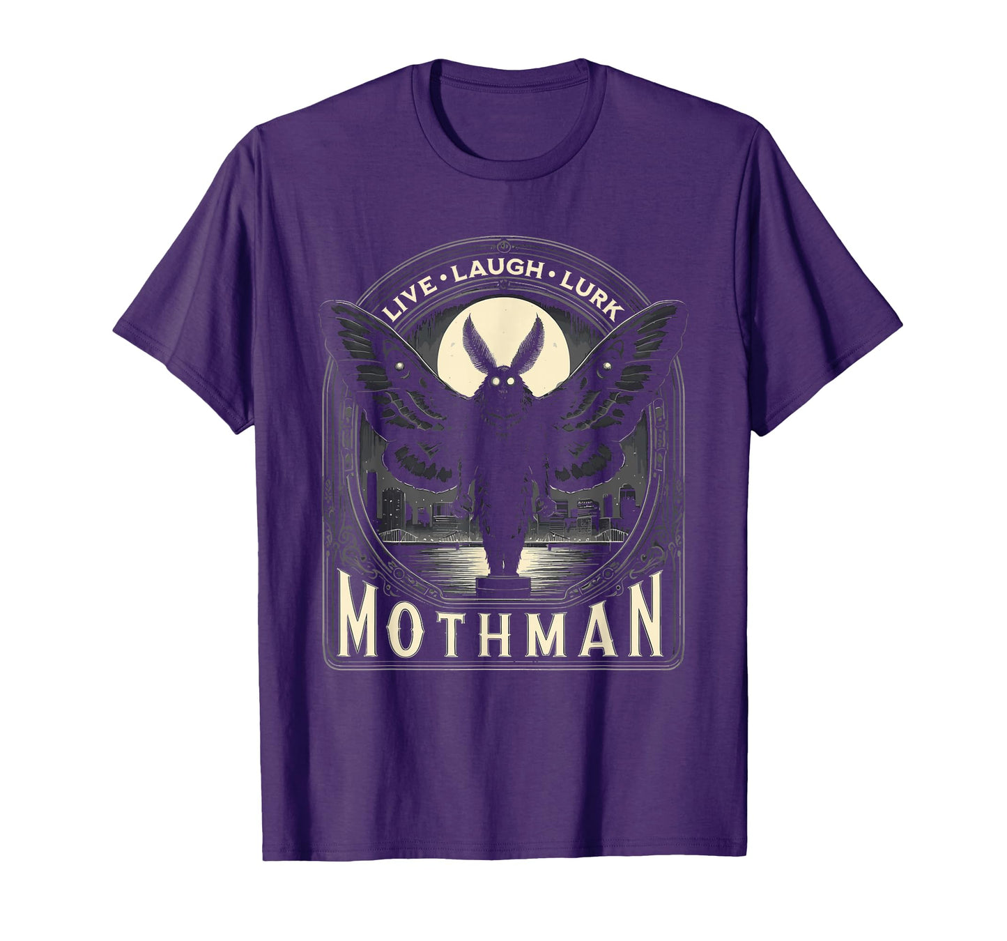 Mothman Live Love Lurk Cryptid Cryptozoology T-Shirt