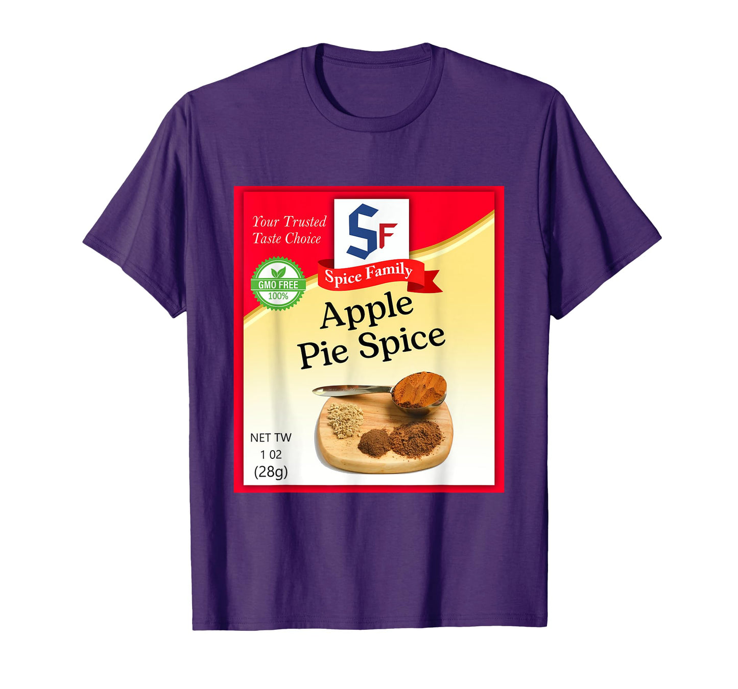 Apple Pie Spice Condiment Holiday Spice Group Costumes T-Shirt