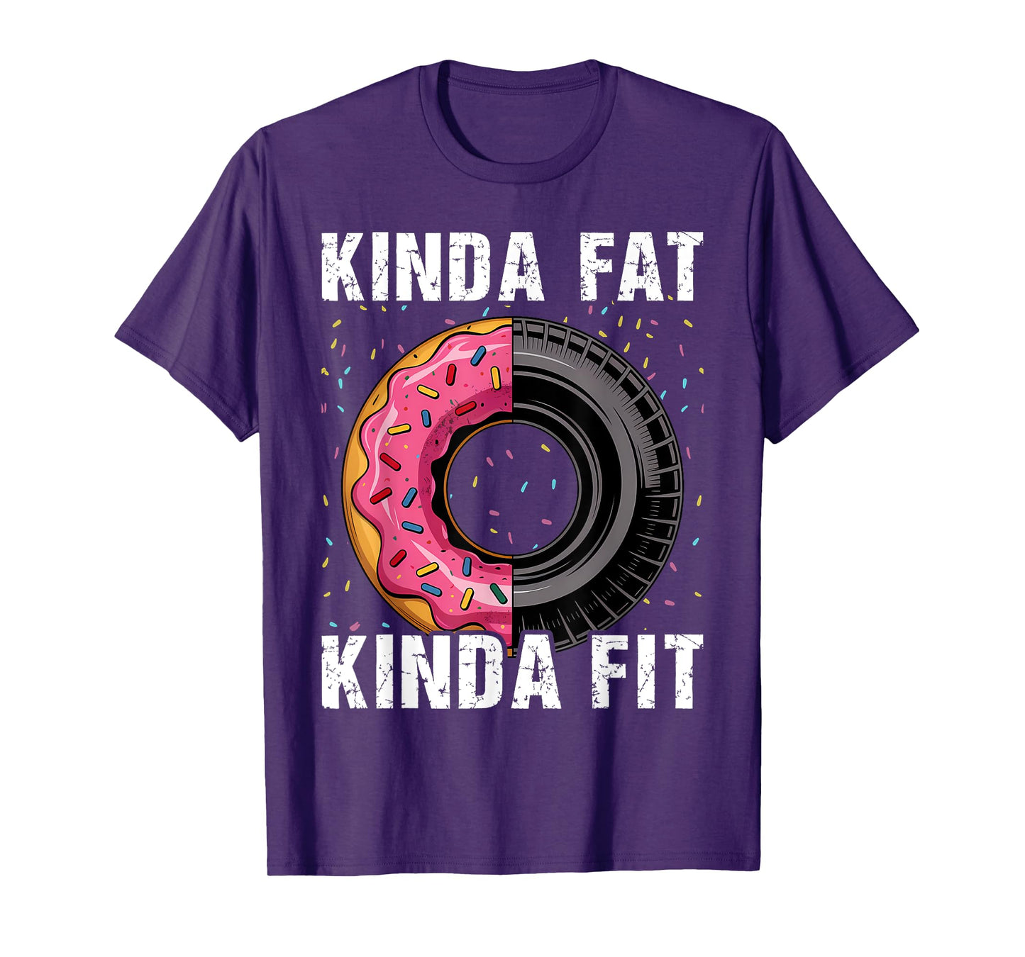 Gym Kinda Fat Funny Workout Fitness Exercise Women Men T-Shirt