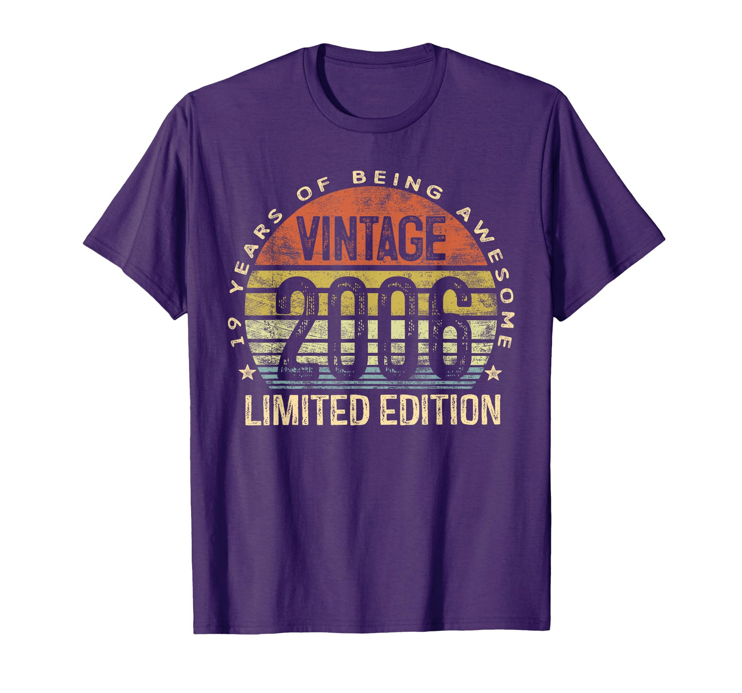 Vintage 2006 Limited Edition 19-Year-Old Gifts 19th Birthday T-Shirt