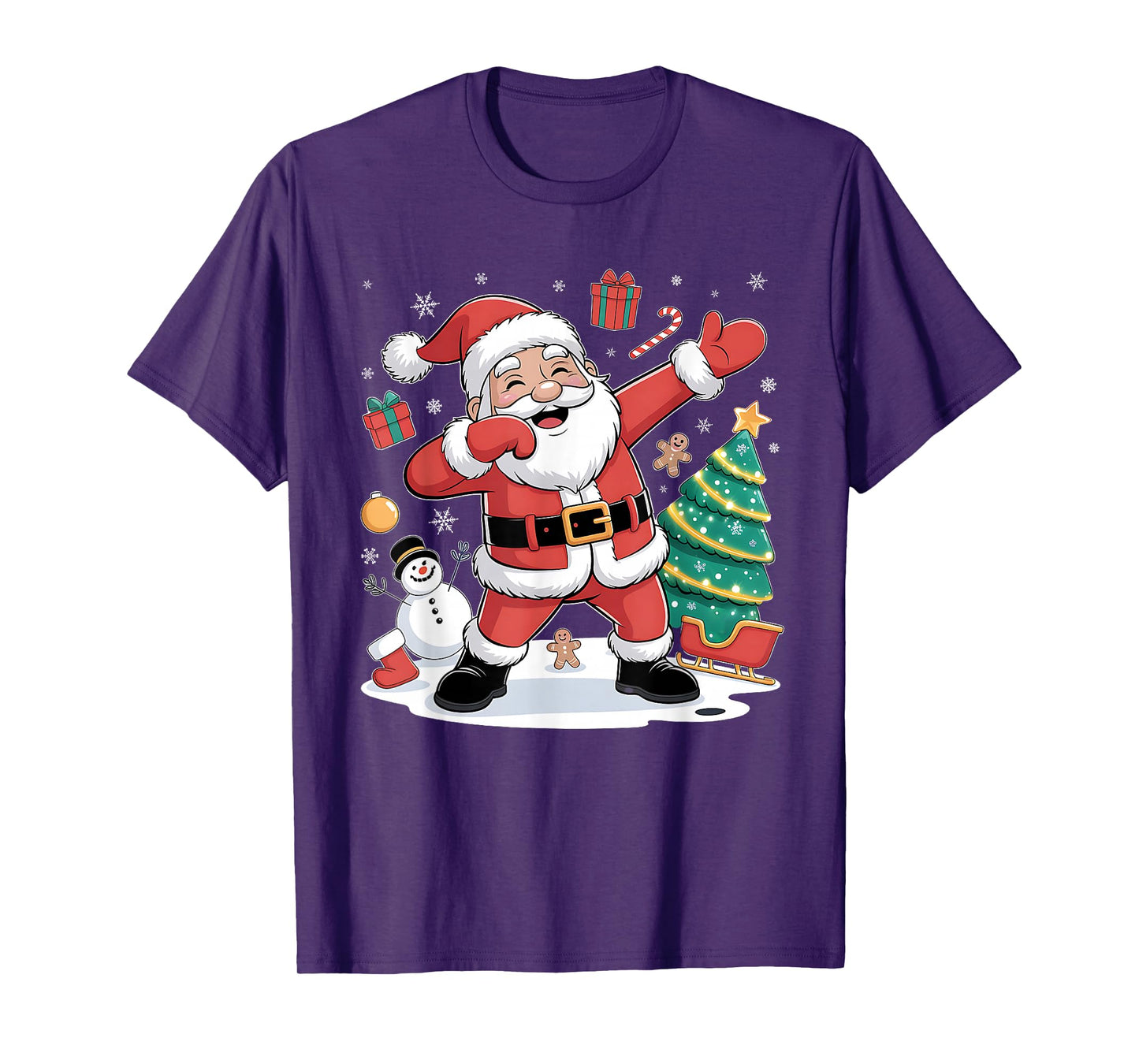 Dabbing Santa Claus Christmas Boys Girls Men Xmas Dab T-Shirt