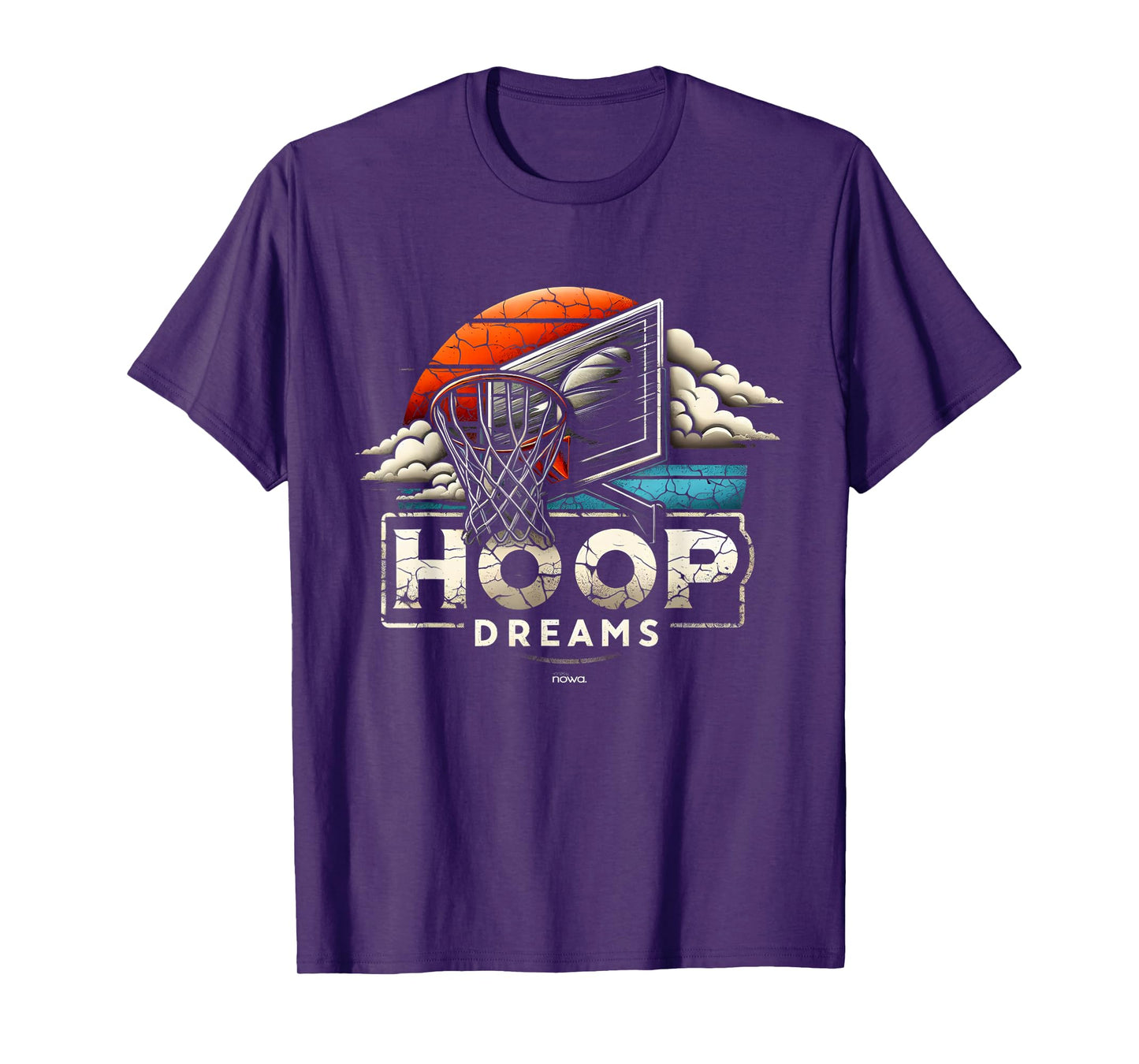 A DREAM OF BASKETBALL ON THE SUNDOWN HOOP T-Shirt