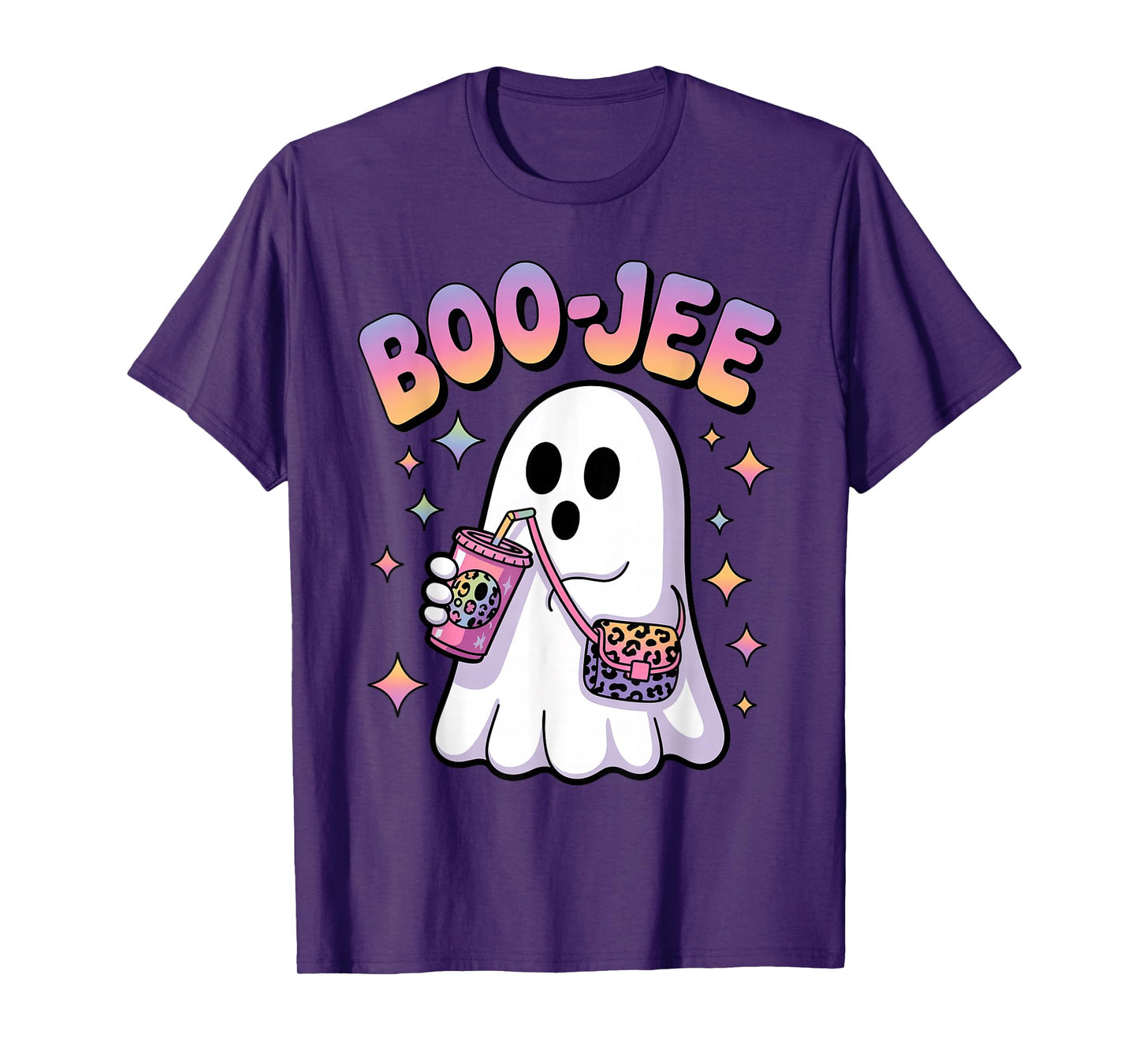 Ghost Boo-JEE Funny Boujee Halloween Trick or Treat Costume T-Shirt
