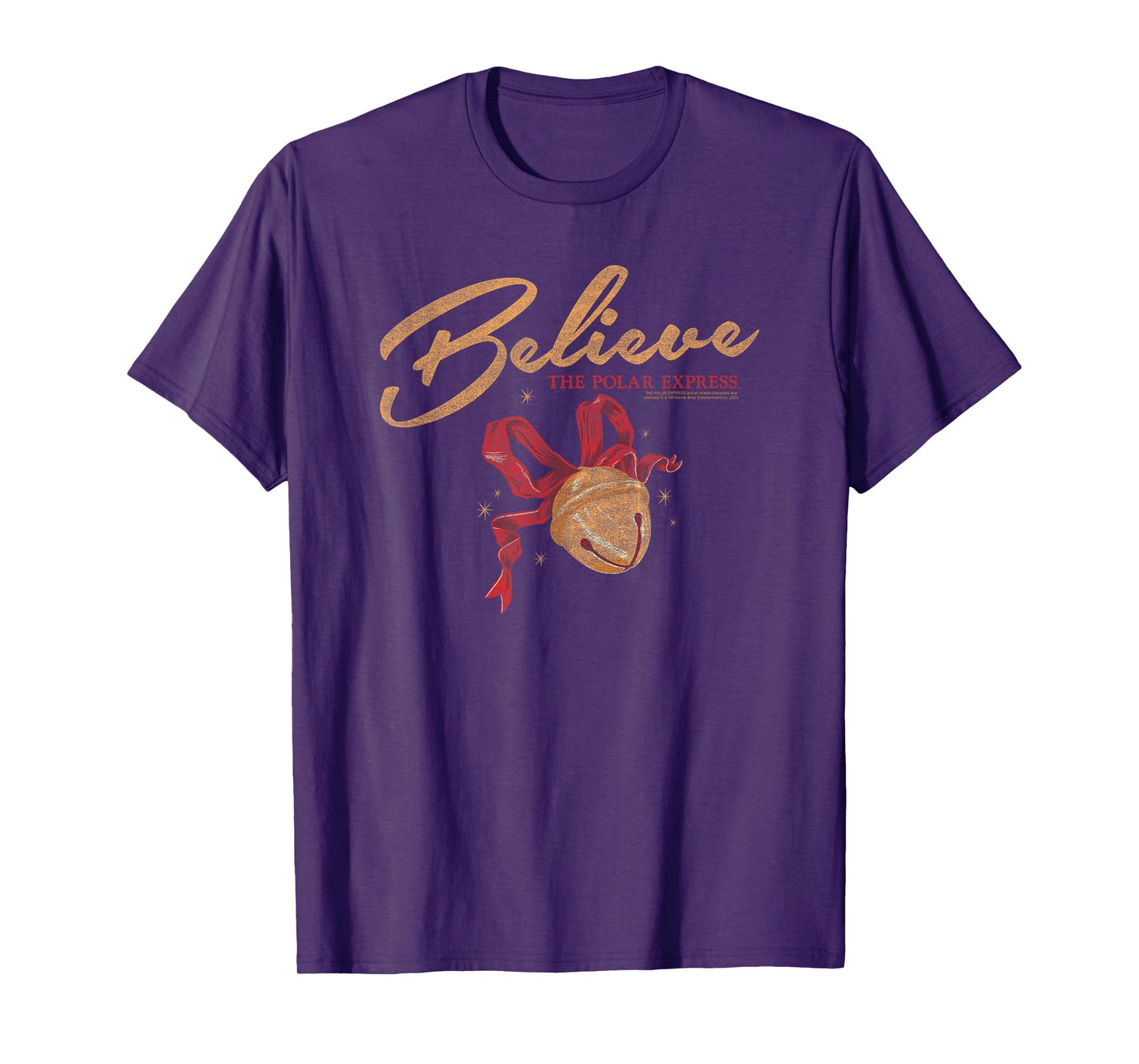 Polar Express Believe Bell Christmas Holiday T-Shirt