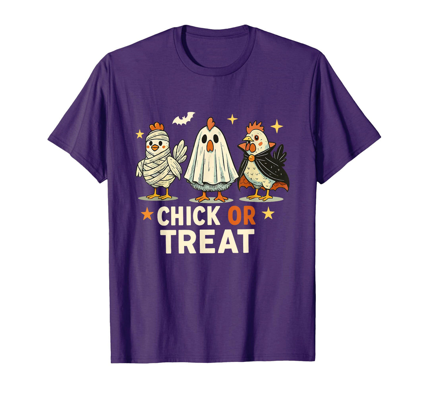 Chick or Treat Halloween Chicken Ghost Spooky Chicken Lover T-Shirt