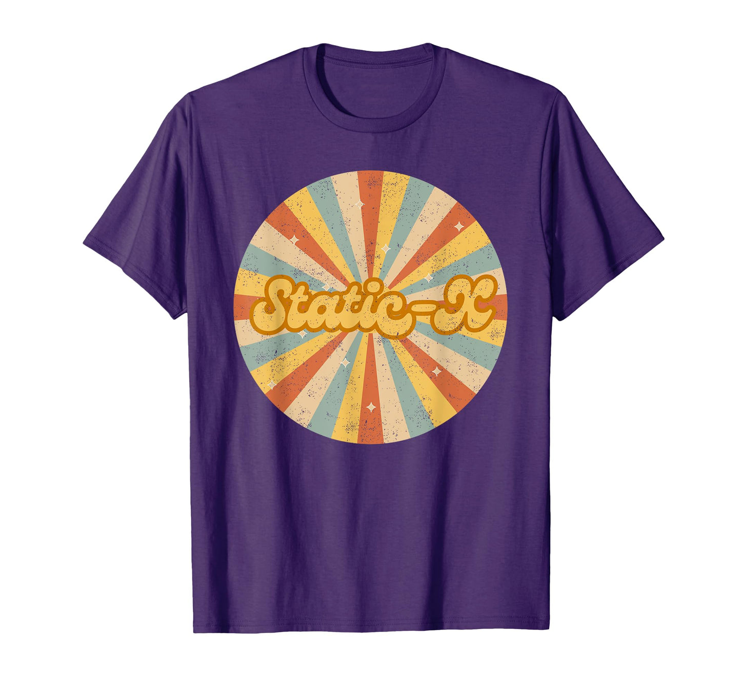 Vintage Static-X Rock Circle Retro 90s Music Metal T-Shirt