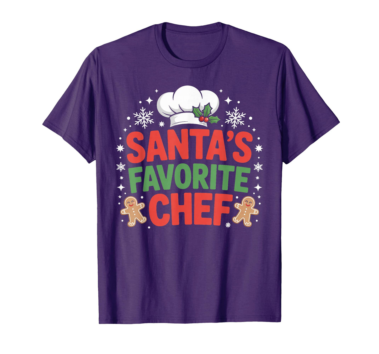 Santa’s Favorite Chef Christmas Kitchen T-Shirt