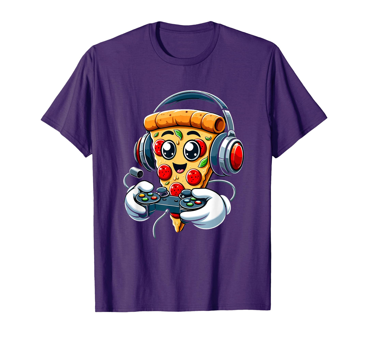 Gamer Pizza Video Gaming Boy Enthusiast Gamer Teen T-Shirt