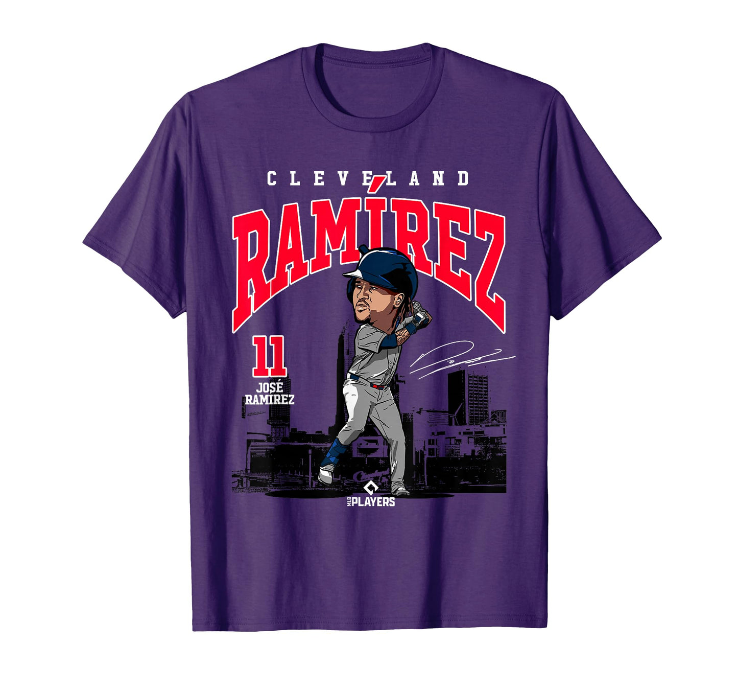 José Ramírez | Cleveland Baseball MLB Players | MLBJRAM4030 T-Shirt