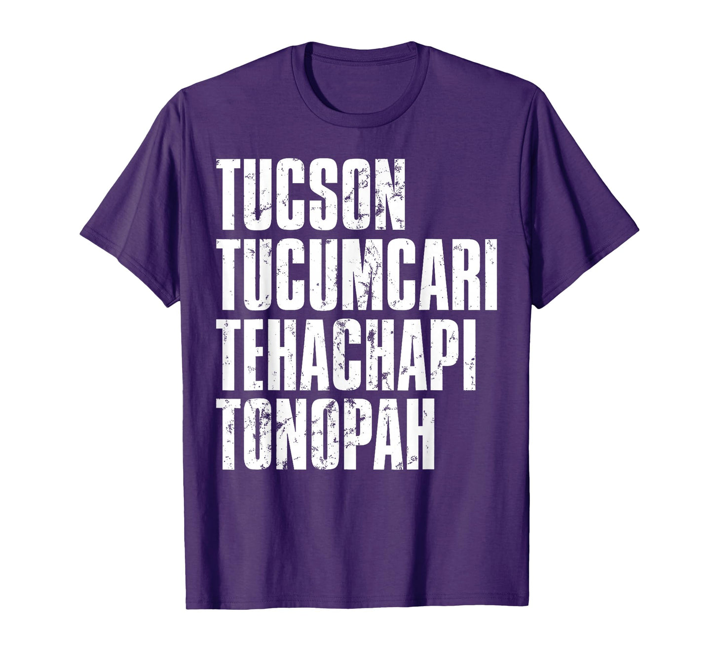 Retro Tucson Tucumcari Tehachapi Tonapah Tourist T-Shirt