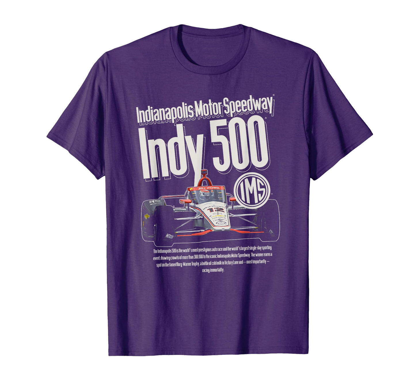 Indy 500 Indianapolis Motor Speedway Most Prestigious Race T-Shirt