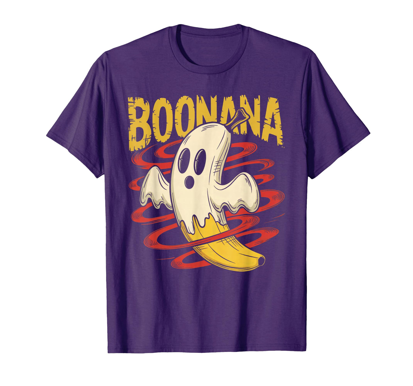 Boonana Cute Ghost Banana Halloween Costume Men Women Kids T-Shirt