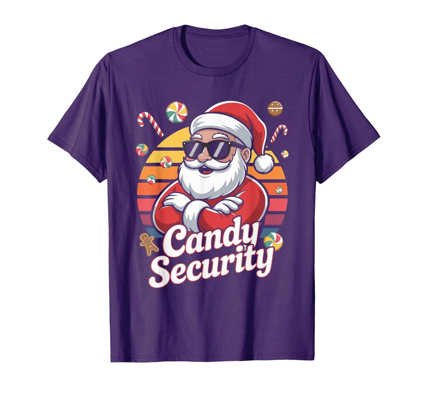 Funny Candy Santa T-Shirt