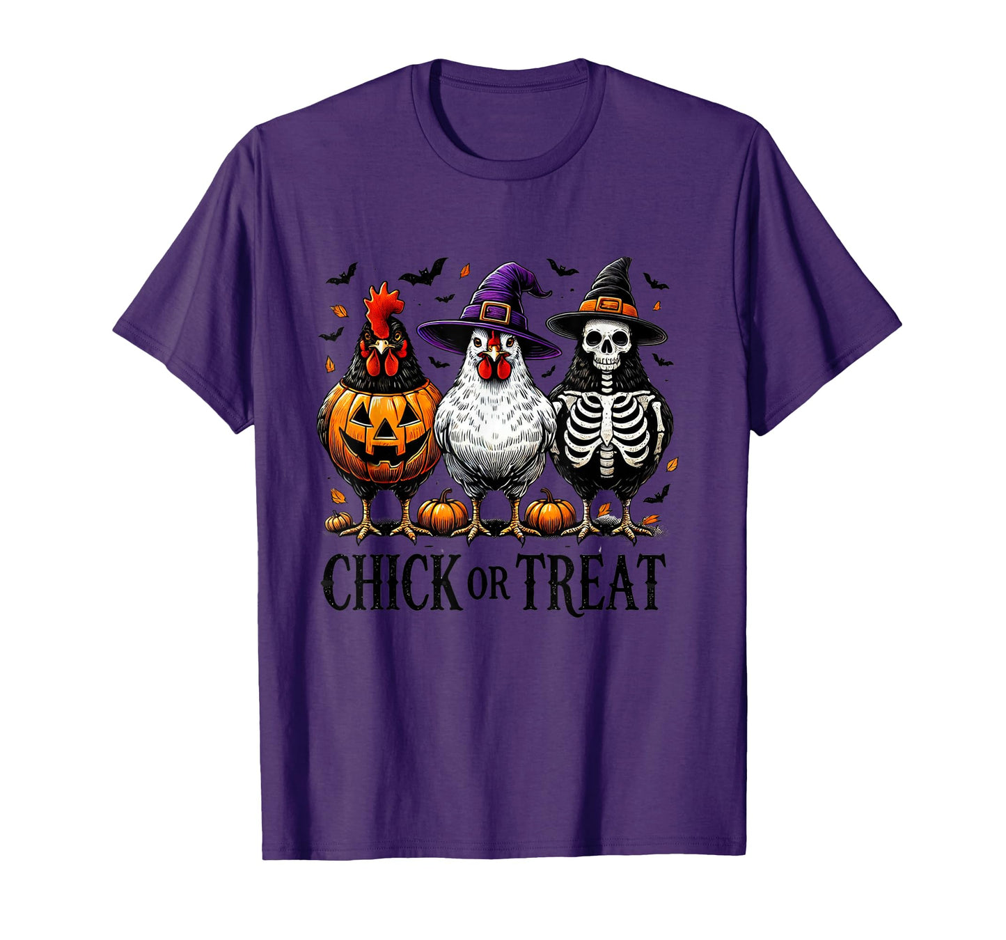 Amazing Spooky Creepy Halloween Chicks T-Shirt
