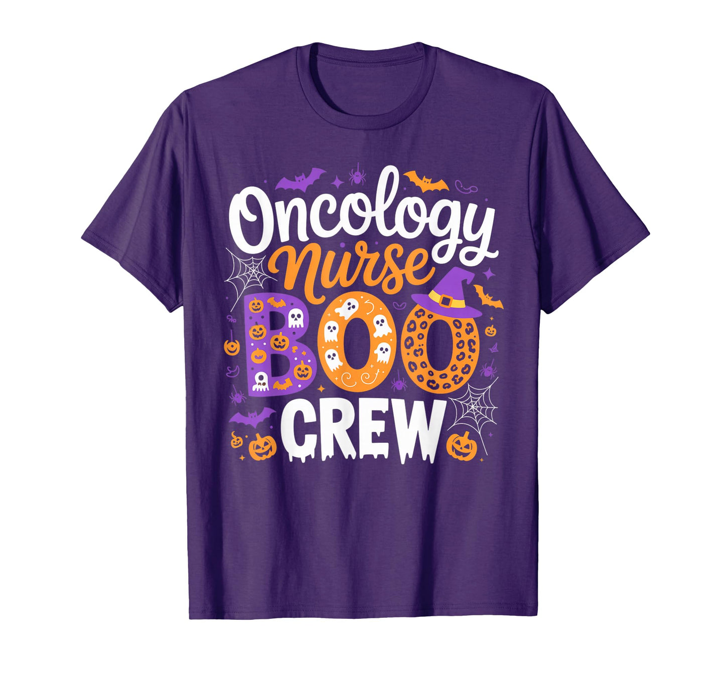 Oncology Nurse Boo Crew Halloween Spooky Outfit for Nurses T-Shirt