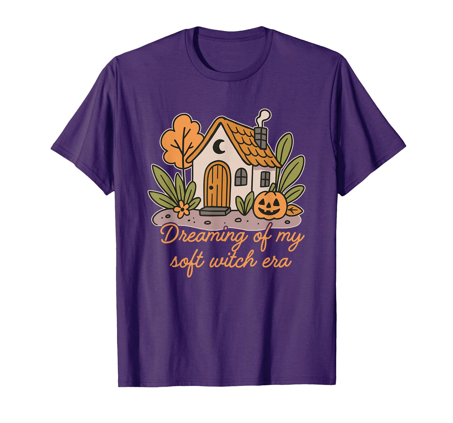 Dreaming of My Soft Witch Era, Halloween Vibe T-Shirt