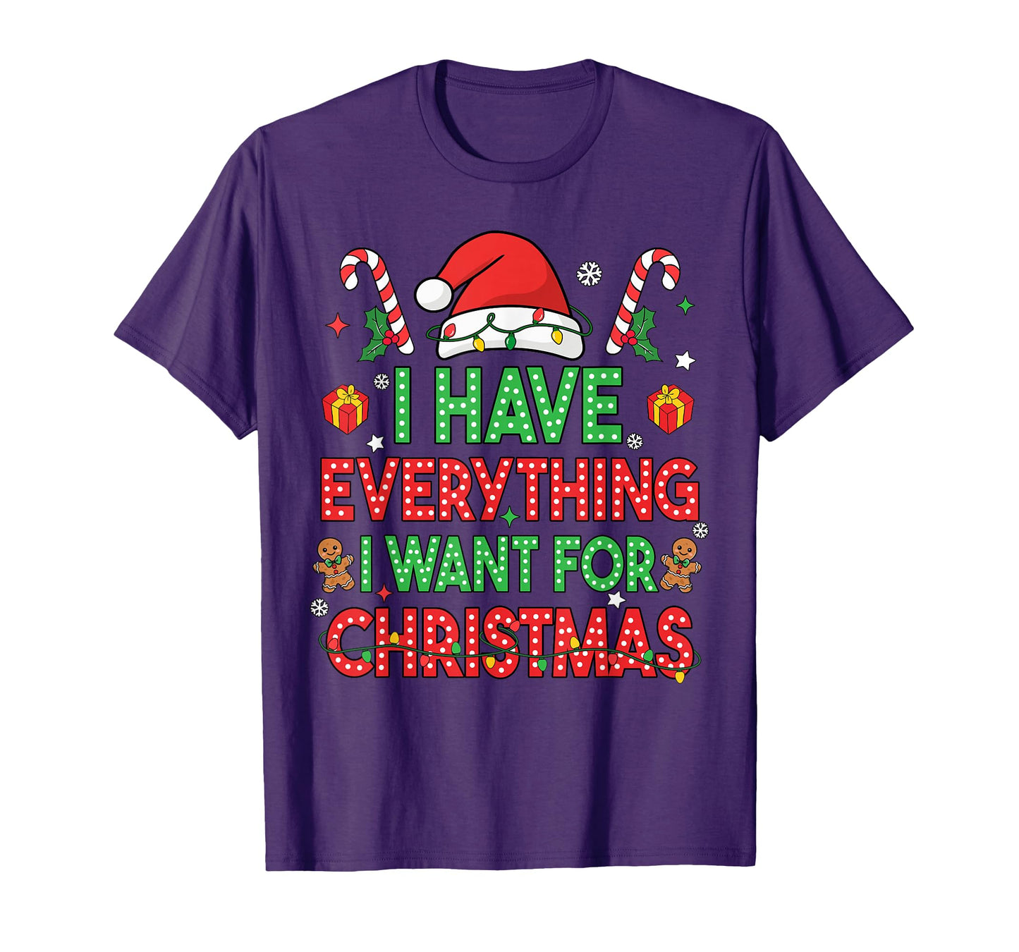 I Have Everything I Want for Christmas Its Me I'm Everything T-Shirt