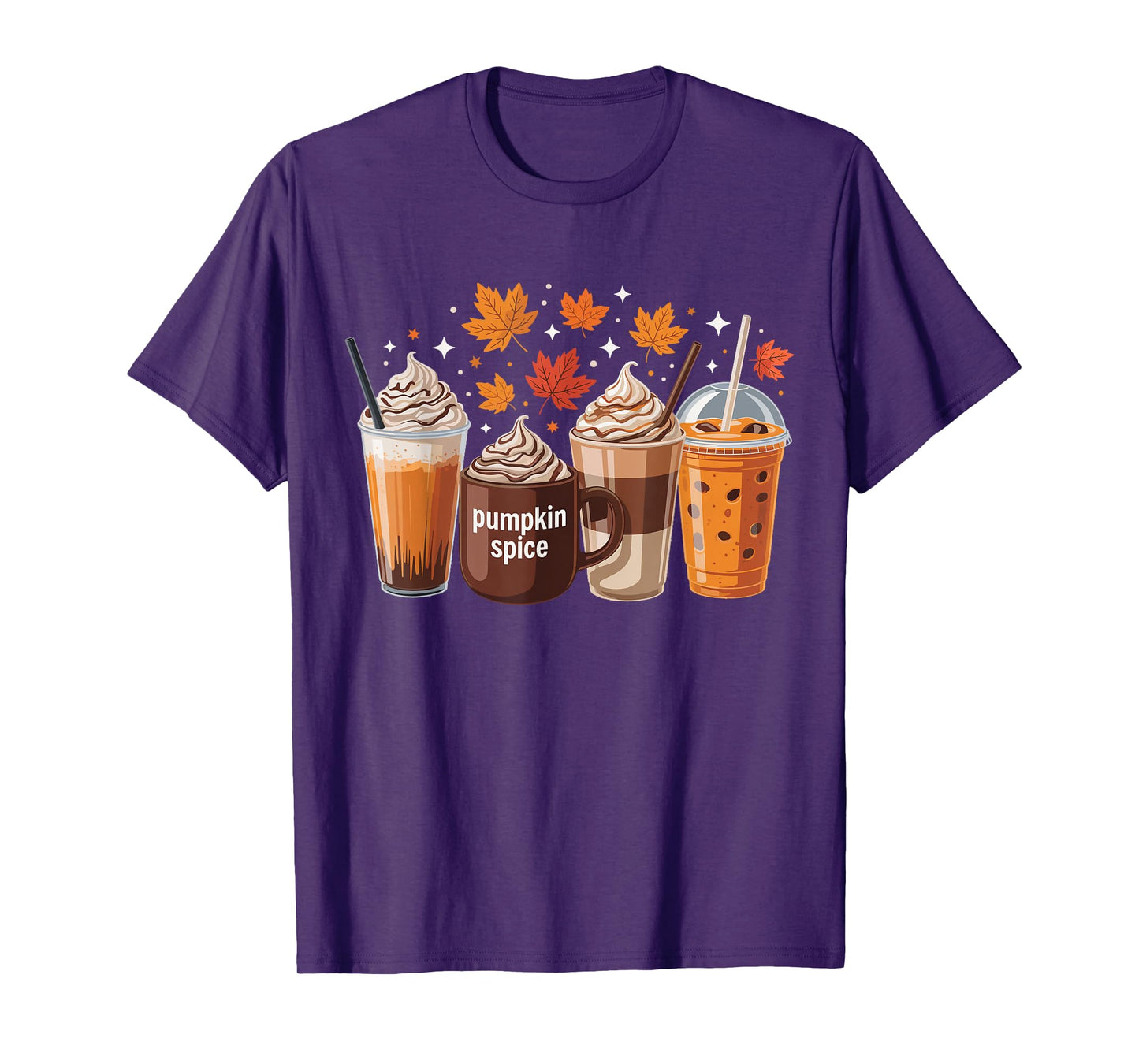 Halloween Pumpkin Latte Spice Coffee Love Fall Season T-Shirt