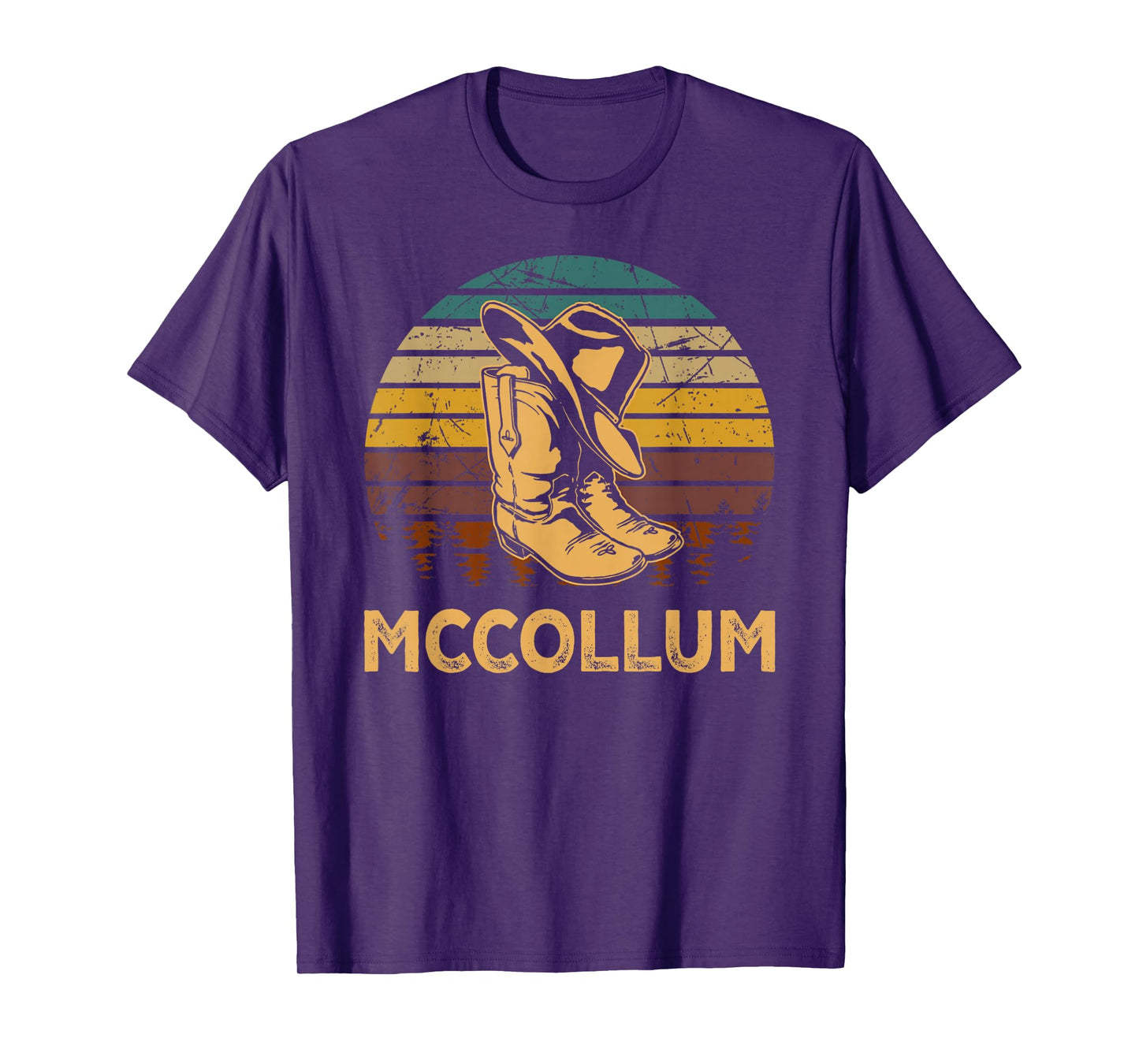 Vintage McCollum Personalized McCollum Birthday Family Pride T-Shirt