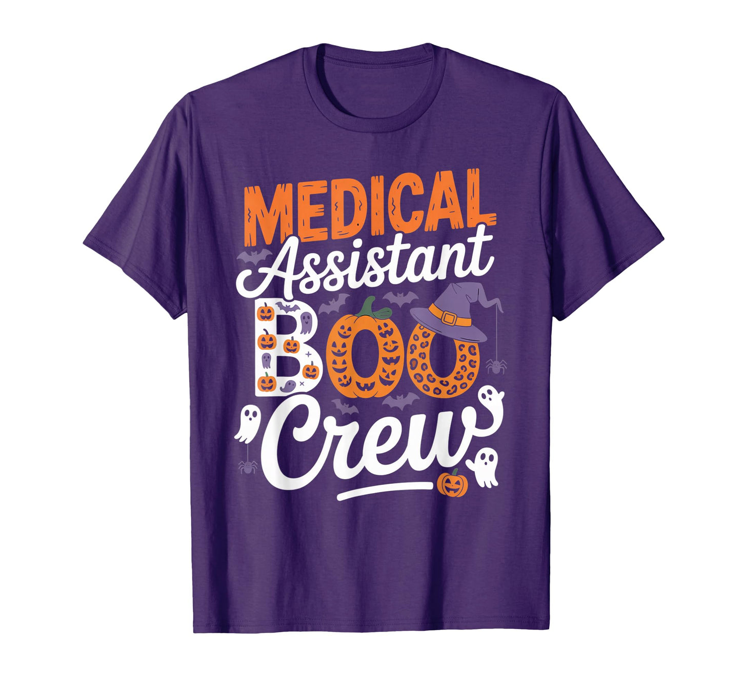 Medical Assistant Boo Crew Halloween Matching Spooky Outfit T-Shirt