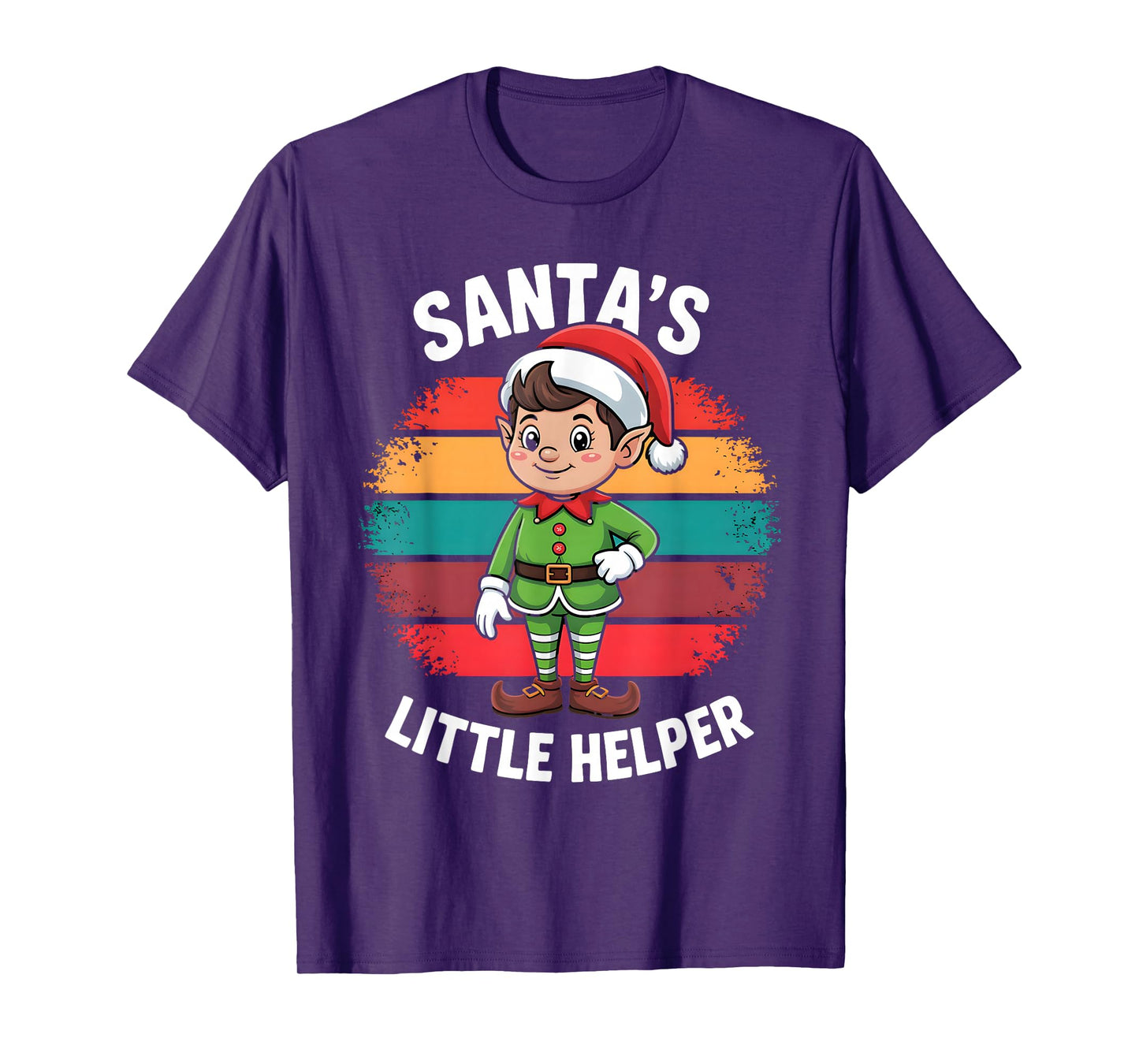 Funny Father Christmas Xmas Elf Party Costume T-Shirt