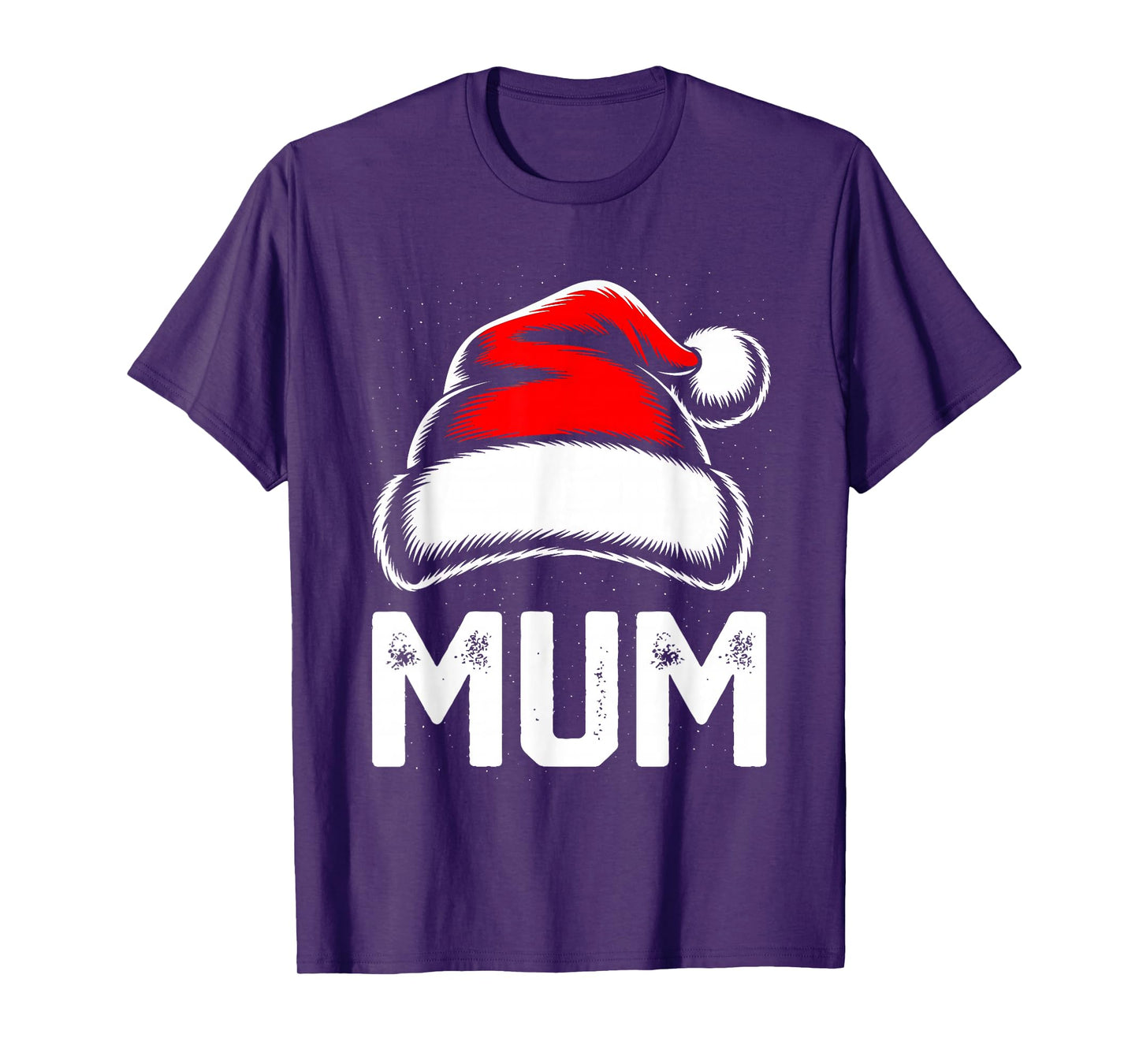 Mum Santa Christmas Family Matching Pajamas Xmas Squad T-Shirt