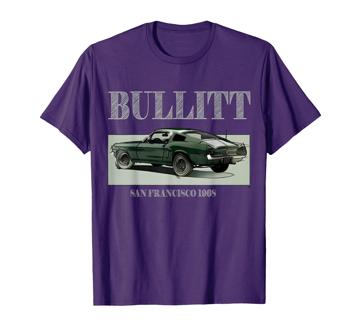 Bullitt Muscle sketch art T-Shirt
