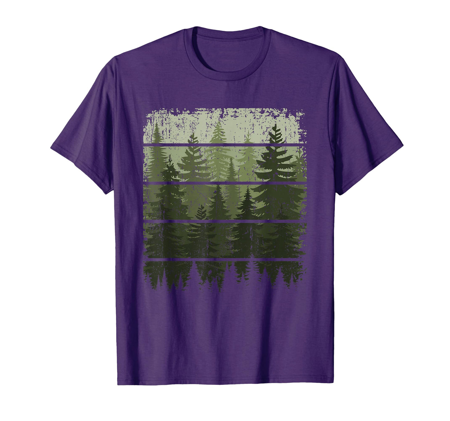 Trees Wildlife Nature Vintage Forest T-Shirt
