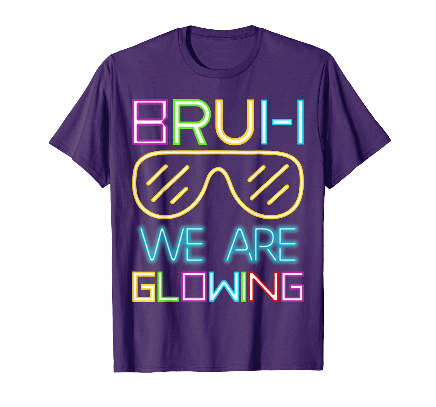 Bruh We Are Glowing In My Glowing Era Group Team Tie Dye T-Shirt