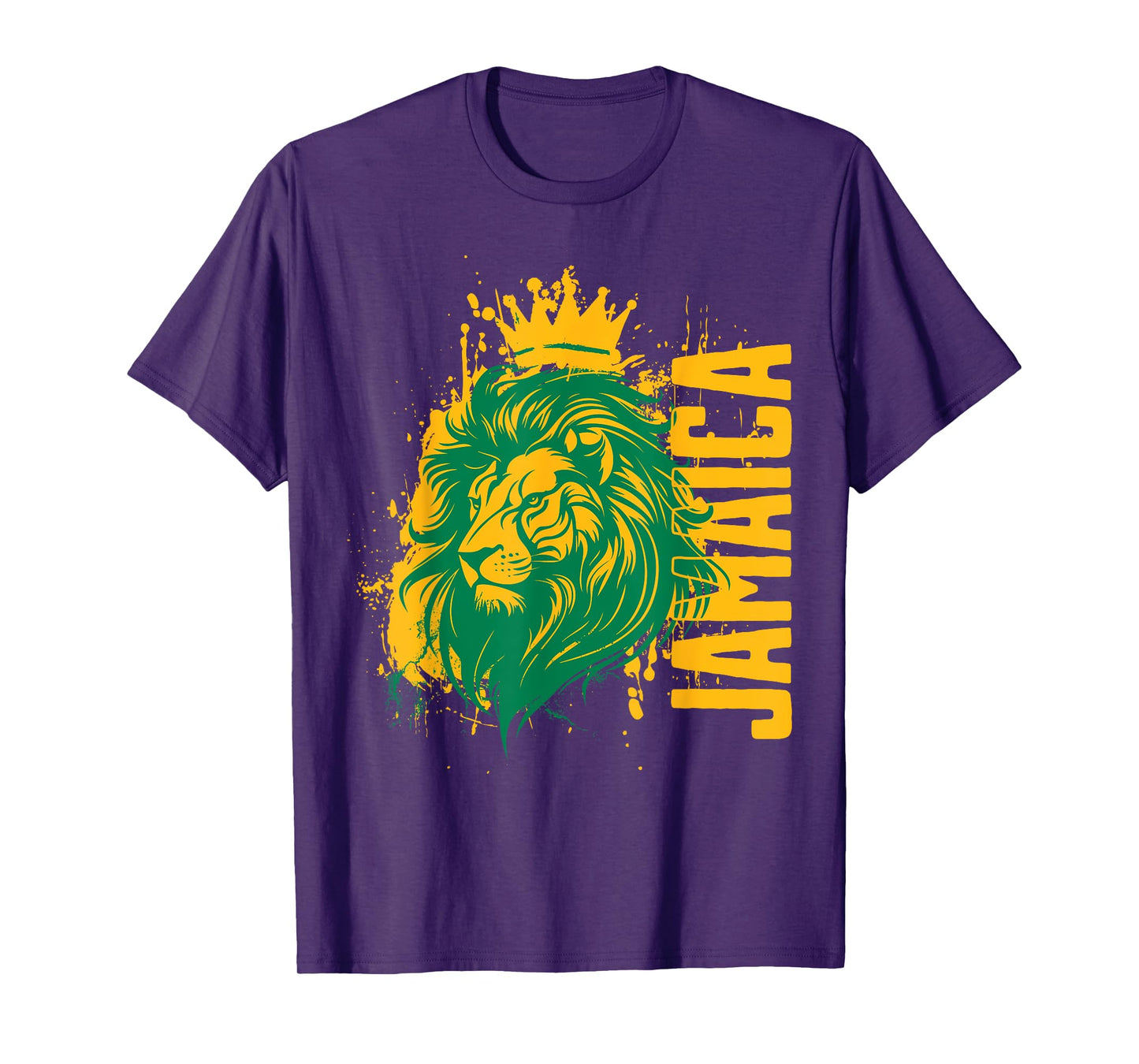 Vintage Jamaica Lion Jamaican Men Women Kids Jamaican Lion T-Shirt
