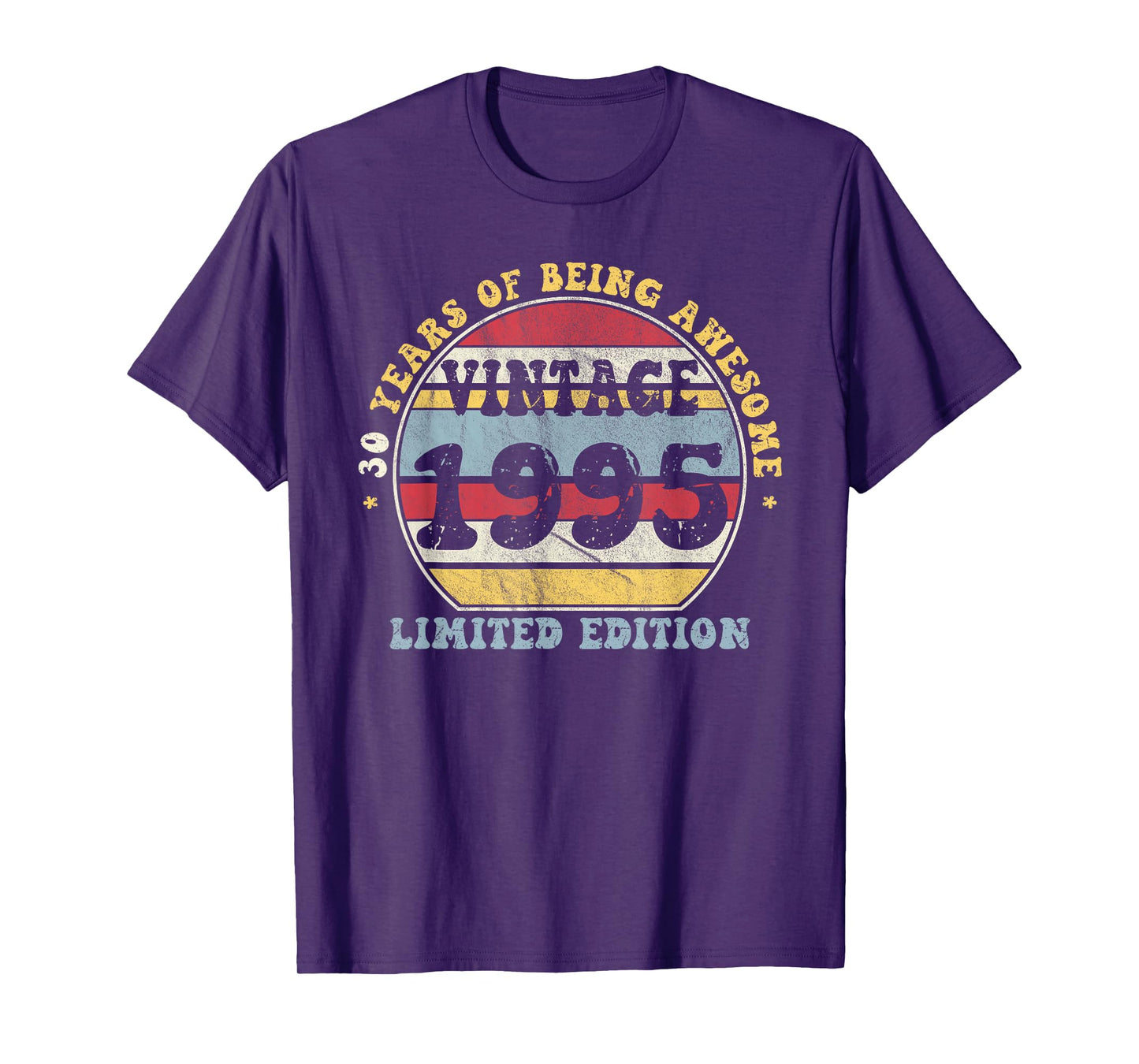 Vintage 1995 Limited Edition 30-Year-Old Gifts 30th Birthday T-Shirt