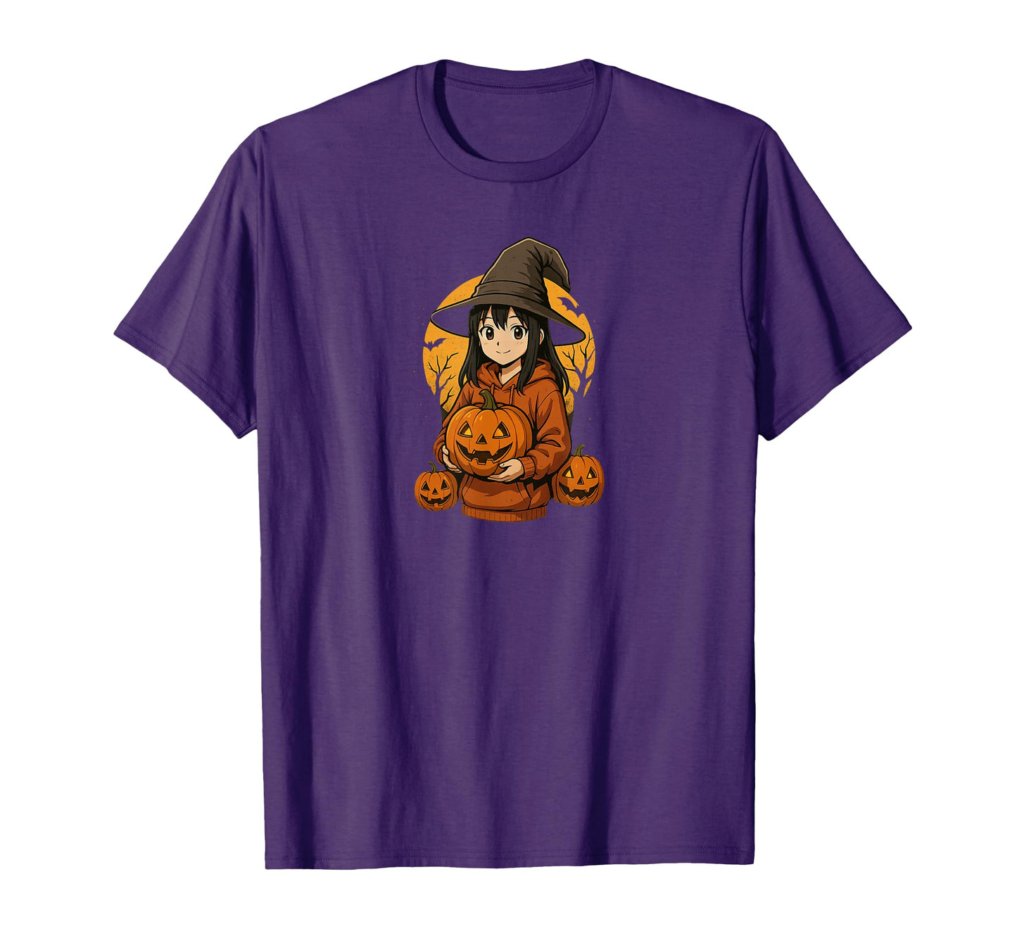 Anime Witch Girl Halloween T-Shirt