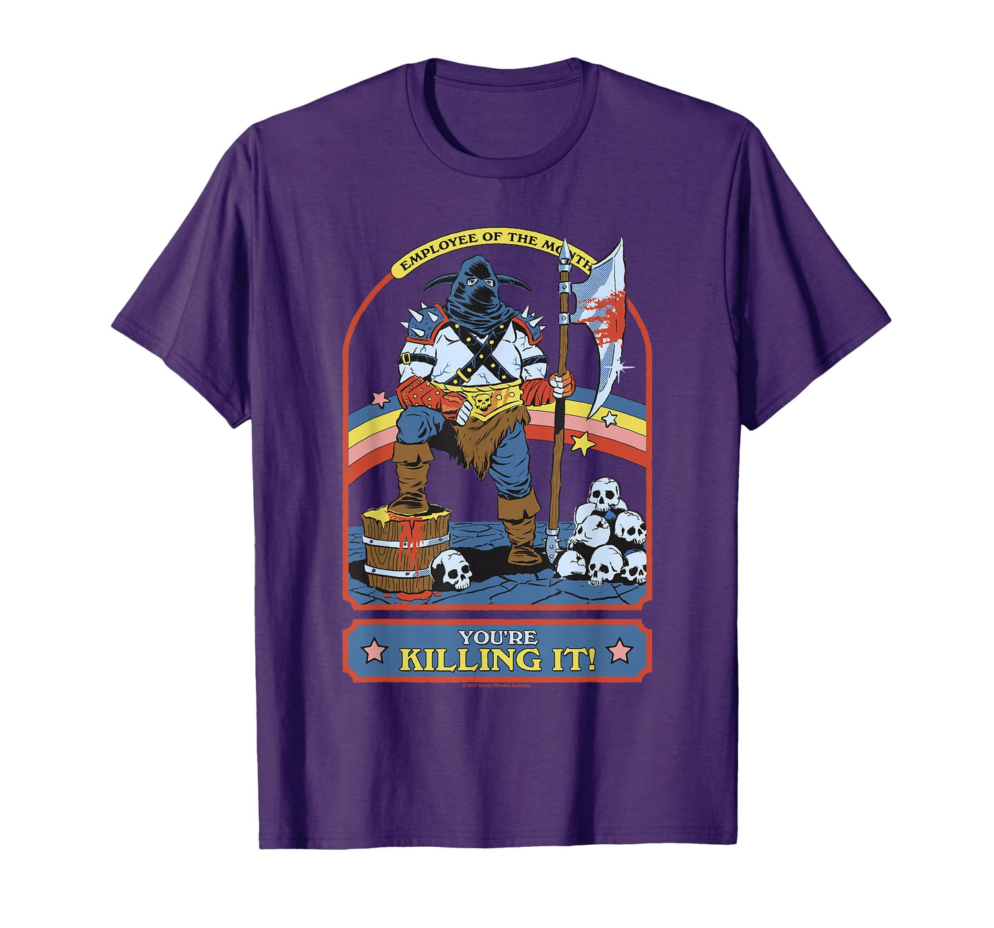 Employee of the Month Sarcastic Vintage Funny Adult Humor T-Shirt