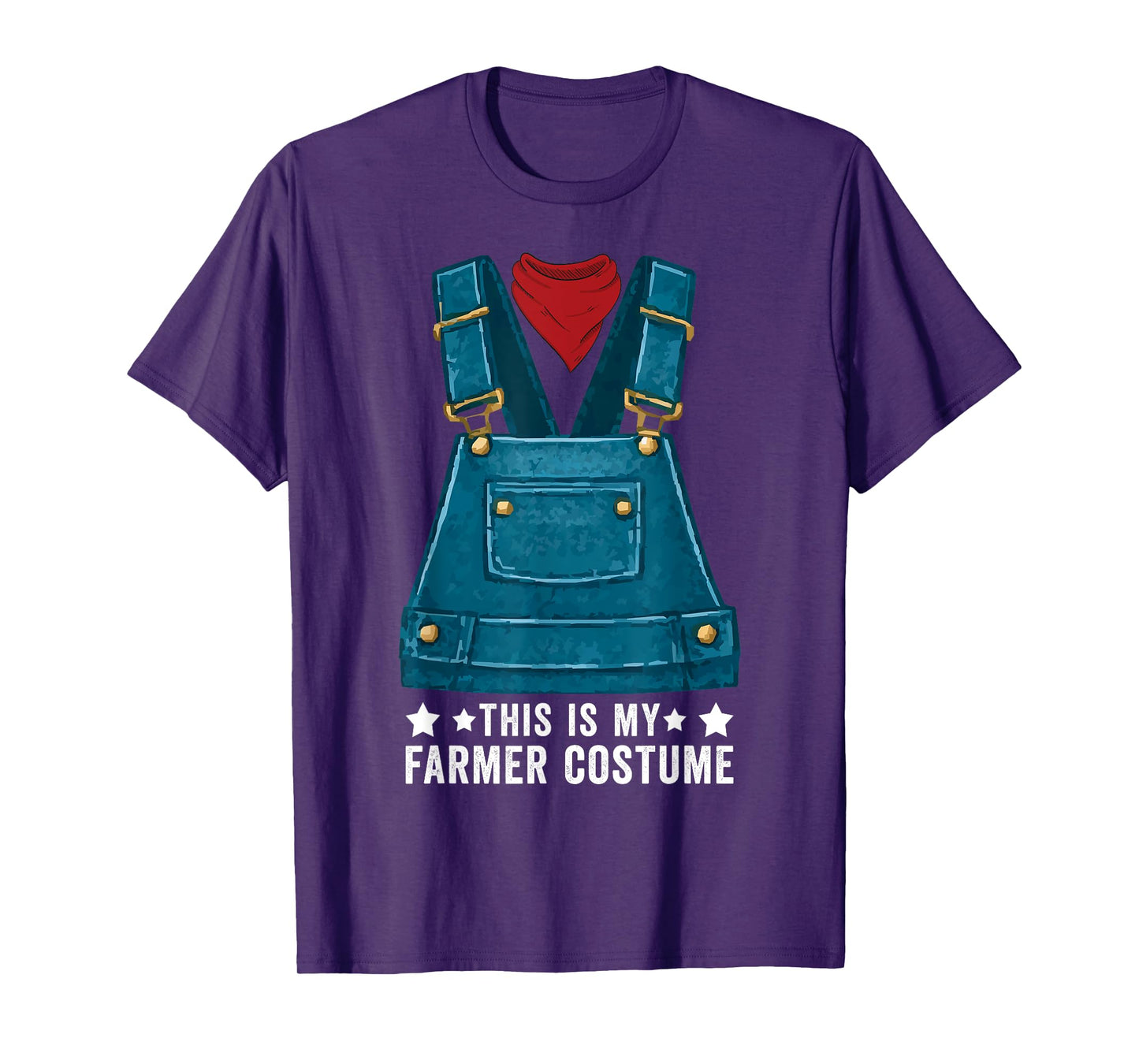 This Is My Farmer Costume Halloween Funny Farm Farming T-Shirt