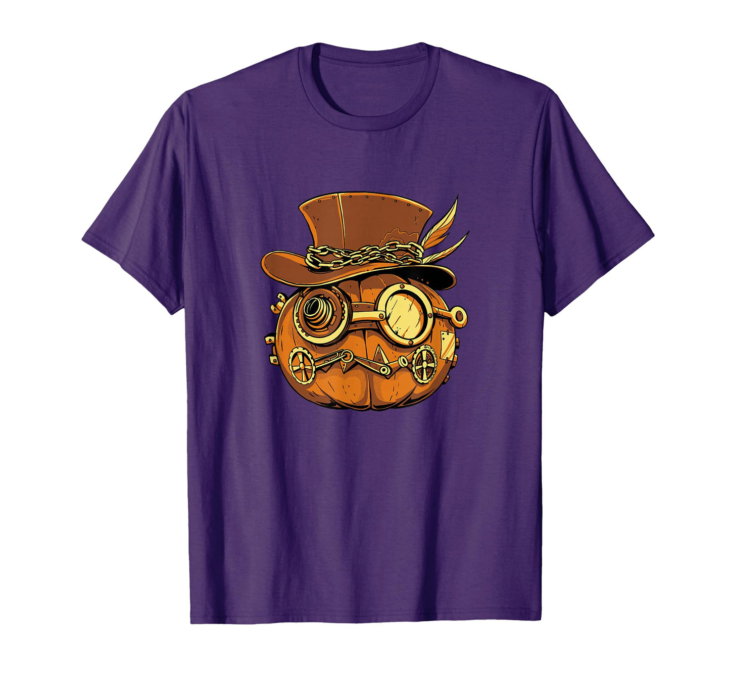 Amazing Spooky Creepy Halloween Steampunk Pumpkin T-Shirt