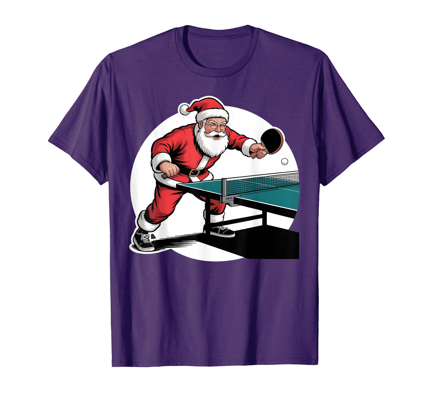 Table Tennis Christmas Santa Xmas Funny Boys Women Men T-Shirt