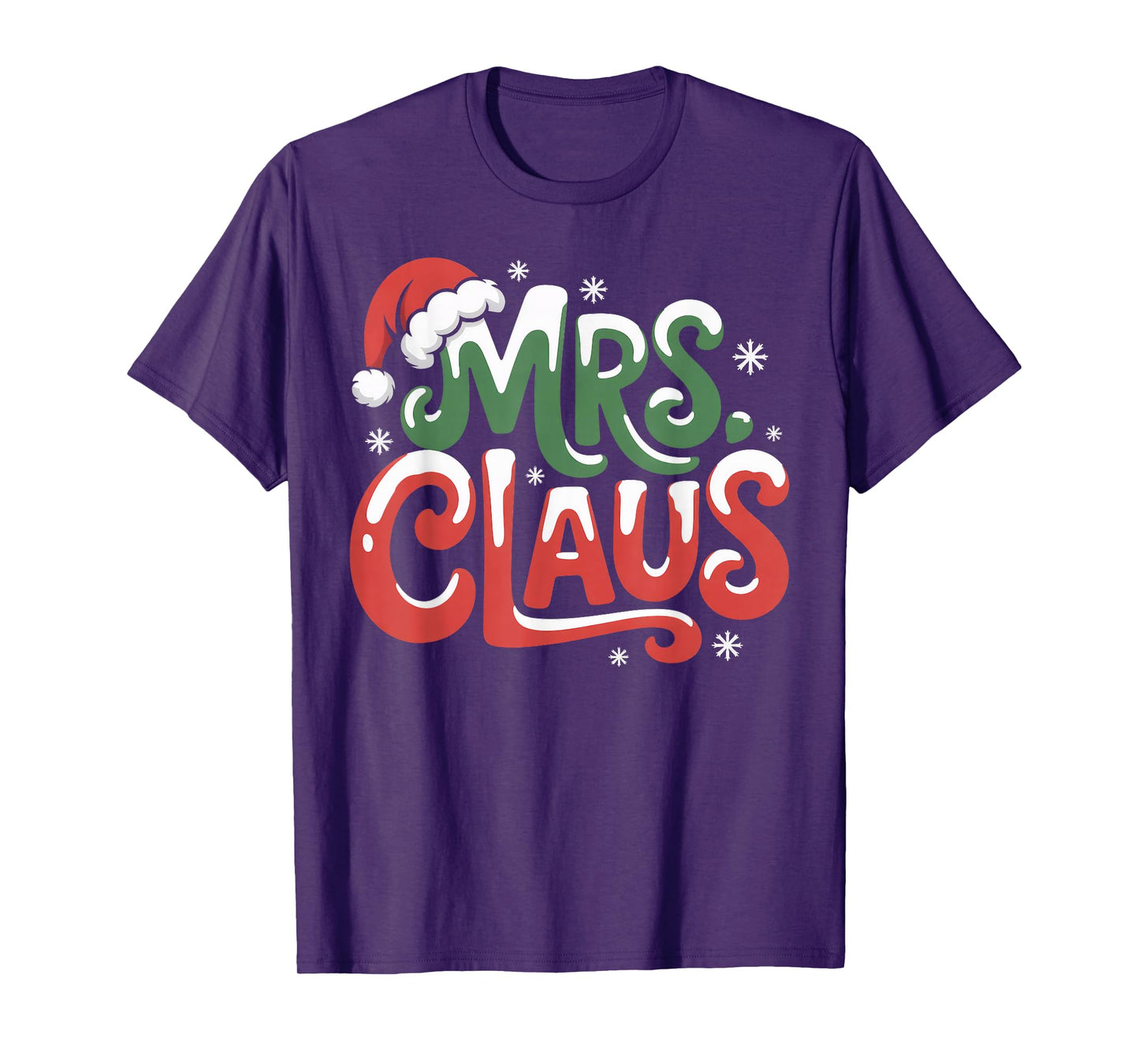 Mrs.Claus - Santa Claus and Reindeer Matching Christmas Set T-Shirt