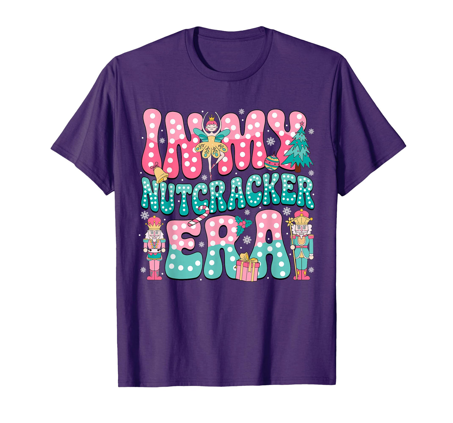Pink Nutcracker Squad in My Nutcracker Era Pink Christmas T-Shirt