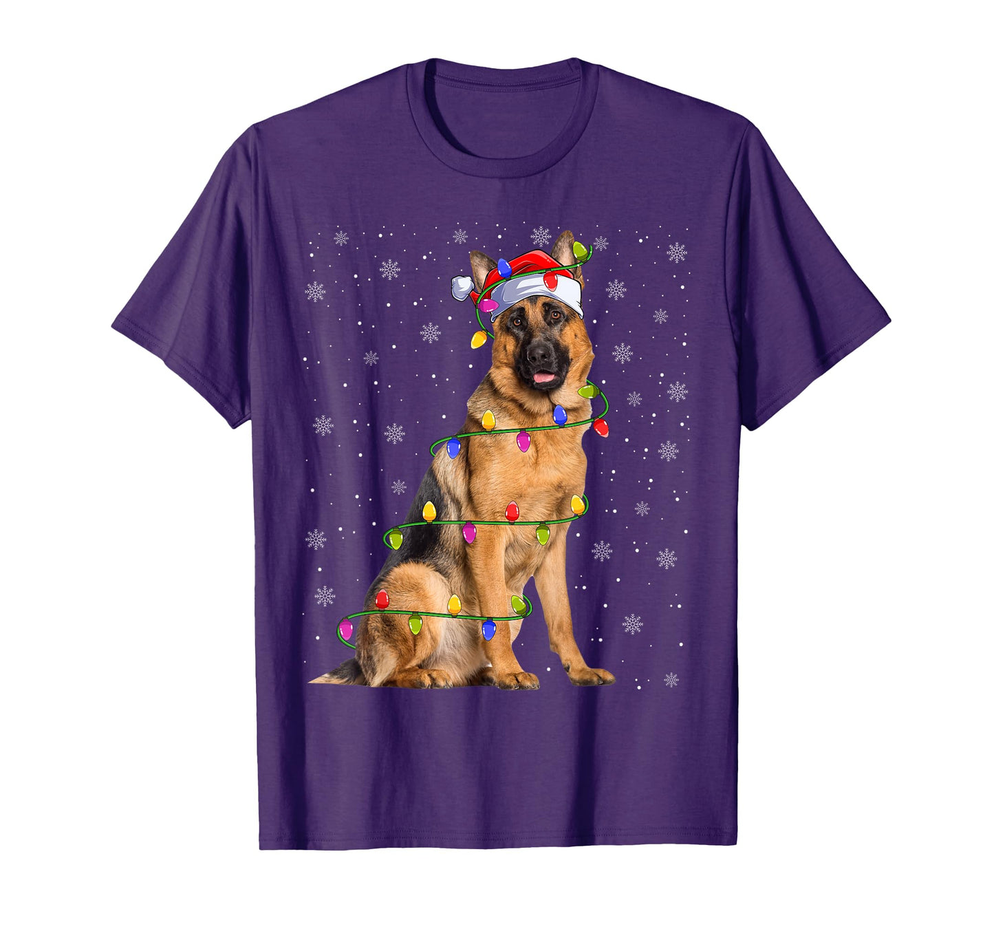 Malinois Belgian Shepherd Dog Christmas Pet Dog Lover Xmas T-Shirt
